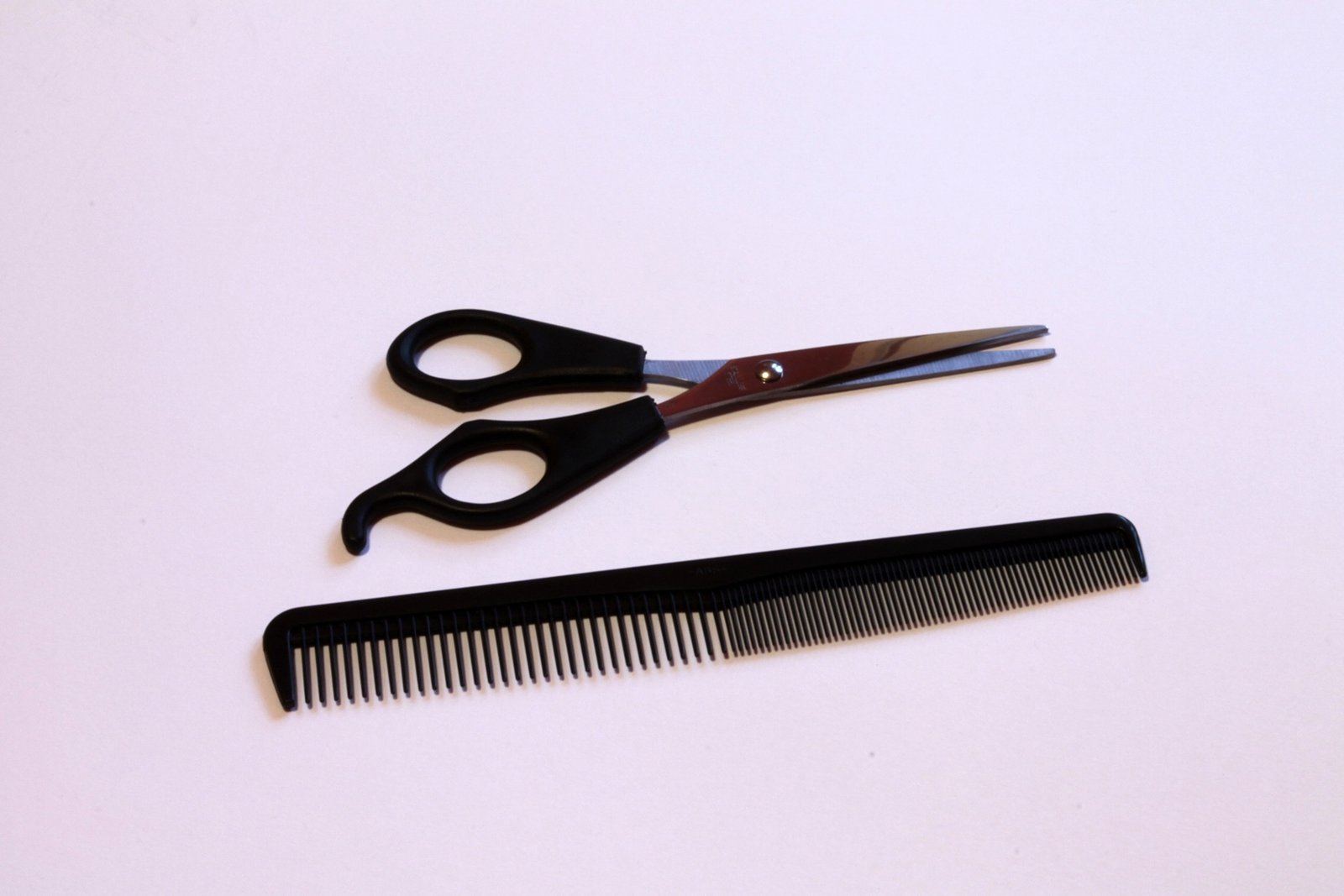 Professional barber tools and scissors